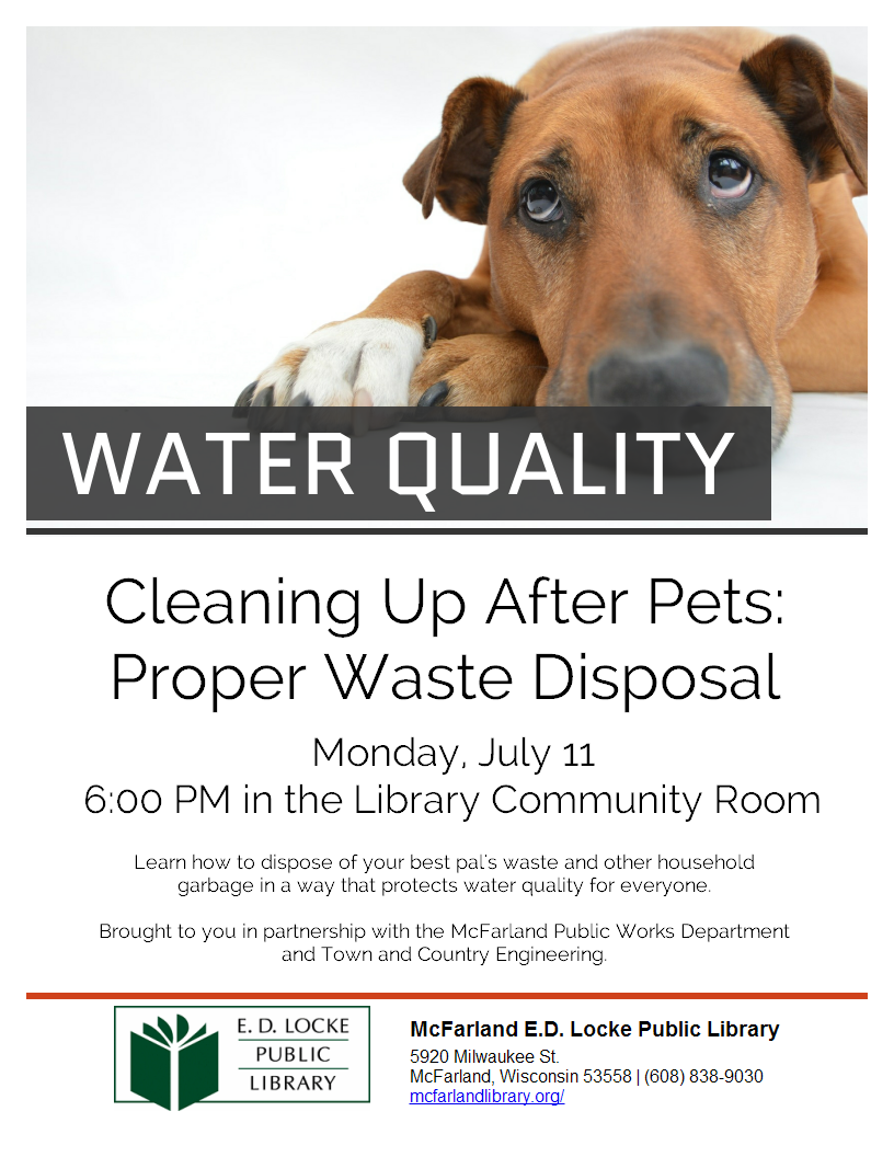 Managing Pet Waste | E.D. Locke Public Library